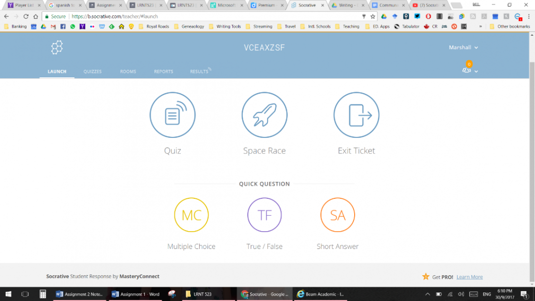 Socrative Website Socrative: An Excellent Web 2.0 Tool For increased Student Learning ...