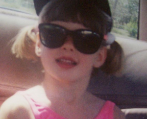A photo of one of your facilitators, Ash B. from when she was a kid