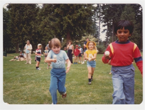 your facilitator not winning the egg on the spoon race circa 1982
